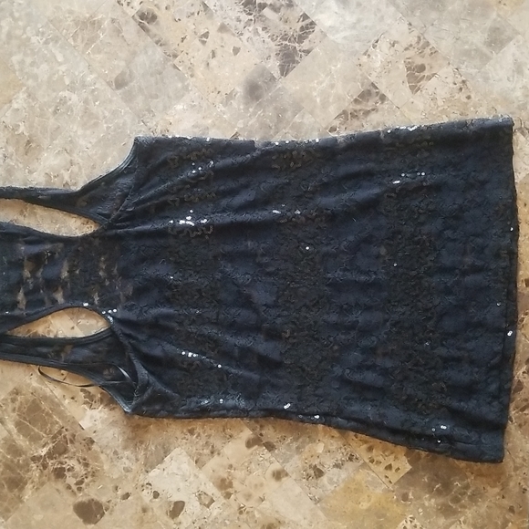 Wildcat lace and sequin tank top - Picture 3 of 3